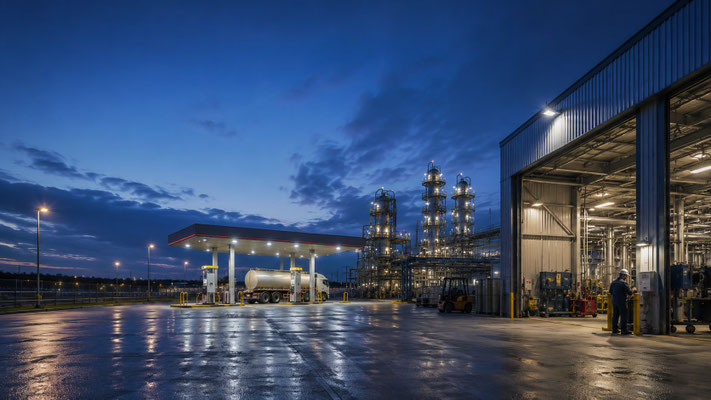 EX-Schutz LED-Beleuchtung in industriellen Prozessanlagen und Tankstellenumgebungen