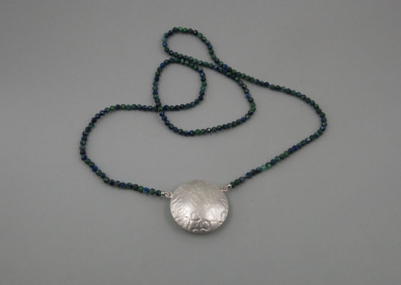Amulettkette Silber/Chrysocol