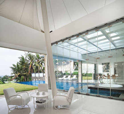 Keramas beachfront villa for rent