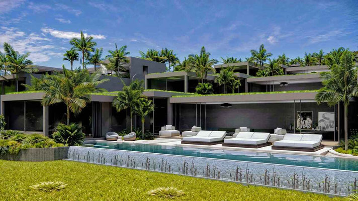 Candidasa leasehold villa for sale with ocean views