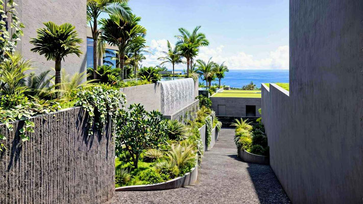 Virgin Beach Bali villas with private infinity pool