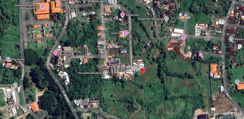 Dijual tanah di Pandawa