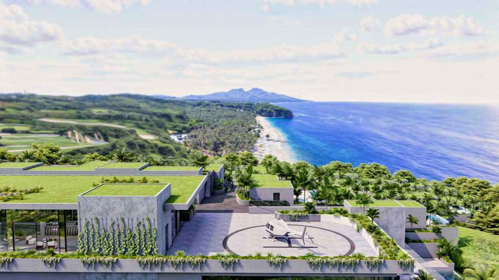 Virgin Beach Bali villas with private infinity pool