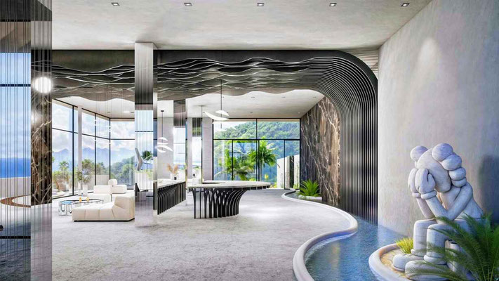 Virgin Beach Bali villas with private infinity pool