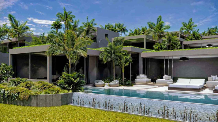 Candidasa leasehold villa for sale with ocean views