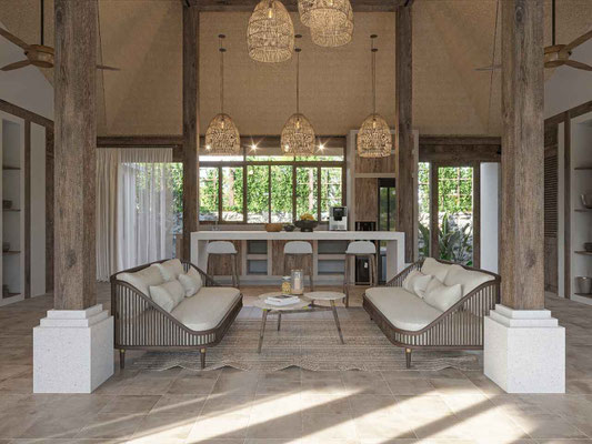 Natural traditional elements meet modern comfort