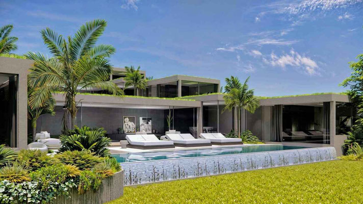 Candidasa leasehold villa for sale with ocean views