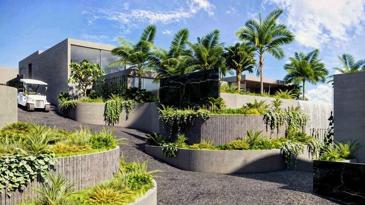 Virgin Beach Bali villas with private infinity pool