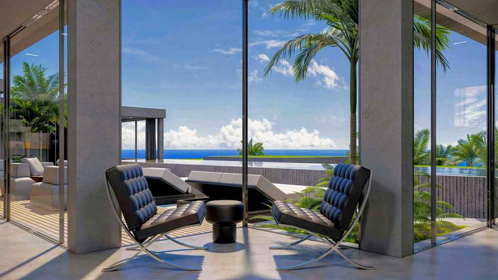 Candidasa leasehold villa for sale with ocean views