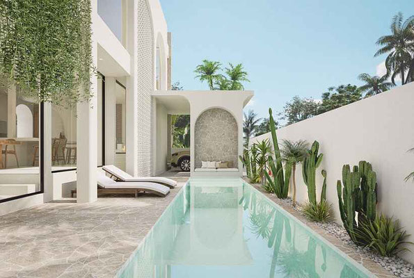 Dijual villa di Kedungu
