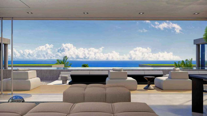 Candidasa leasehold villa for sale with ocean views