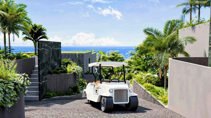 Virgin Beach Bali villas with private infinity pool