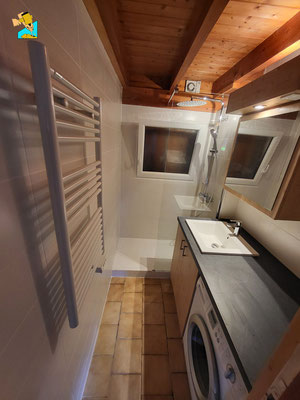 salle de bain hameau du Giffre par concept bois Verchaix