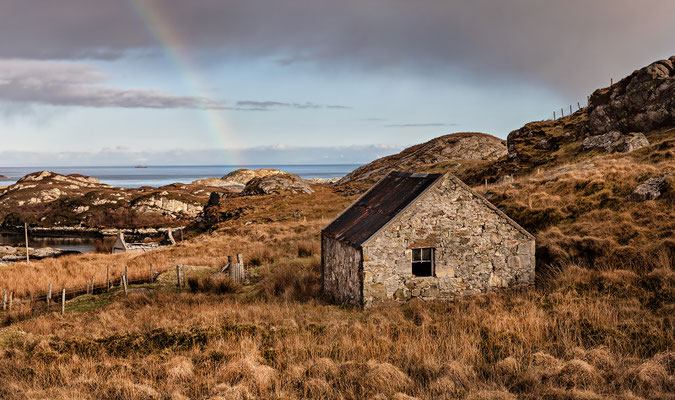 Abandoned House, Golden Road, Harris