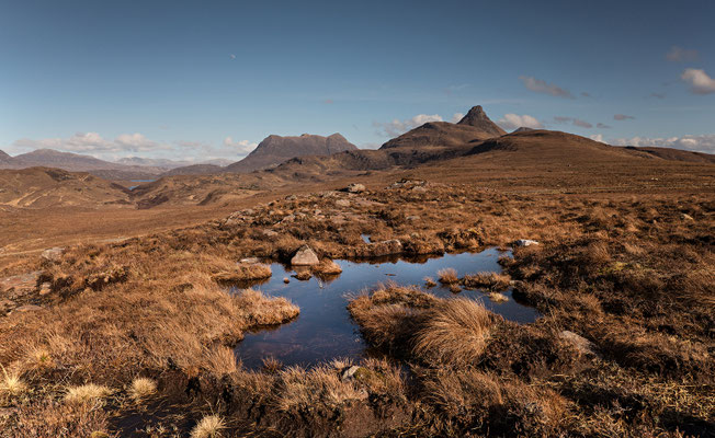 Druim Bad a Ghaill mit Stac Pollaidh