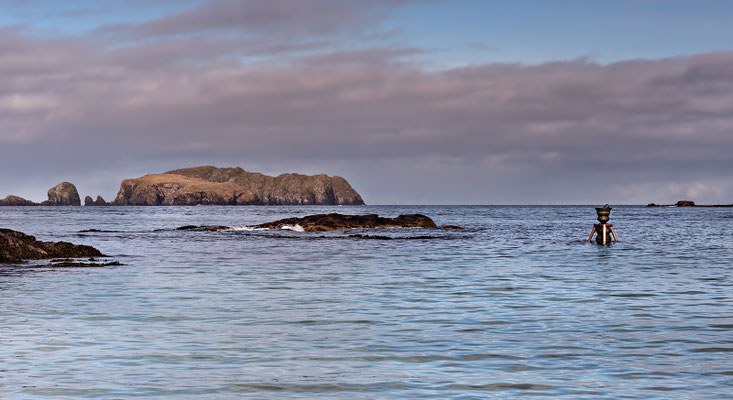 Bernera Bolster Beach Gezeitenglocke