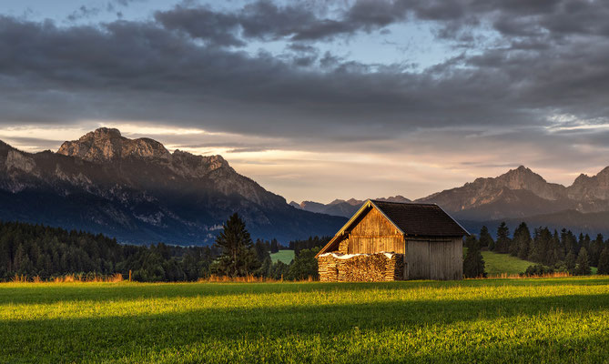 Hütte vor Aggenstein