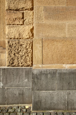 Fassade aus Heilbronner Sandstein von 1907