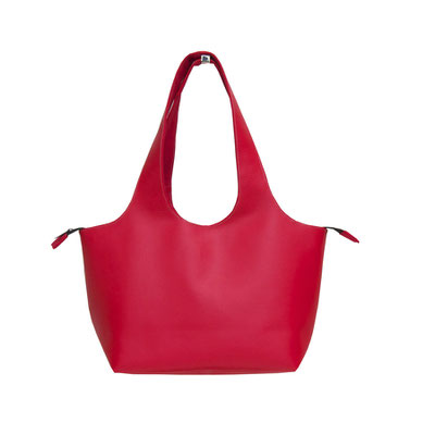 Shopper PM Skaï Rouge