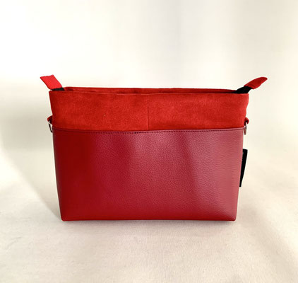 Pochette + B Skaï Rouge  Alcantara Rouge Inter Rouge