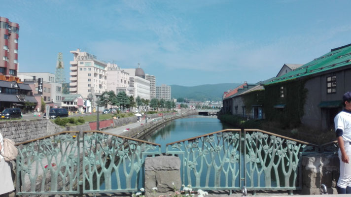 夏の小樽運河。