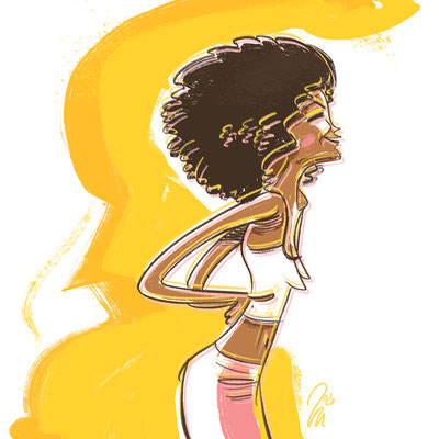 Editorial illustration | Tags: Illustration, Gesichter, Frau, Model, Menschen, people