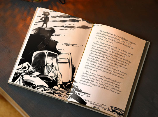 Illustration Kinderbuch "Freddy und Ju" – Illustration storybook 'Freddy and Ju'