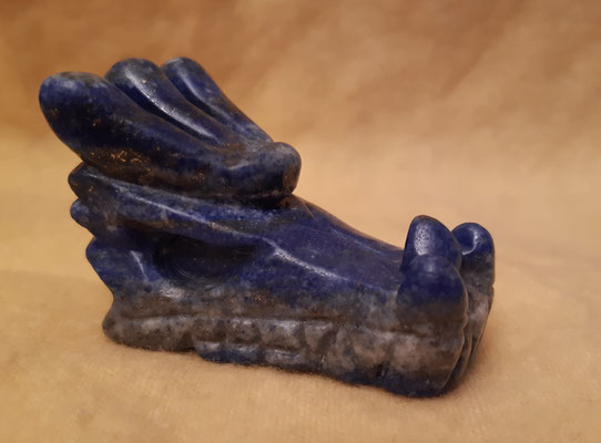 Draak Lapis Lazuli  Lengte 5 cm. Slechts € 32,50