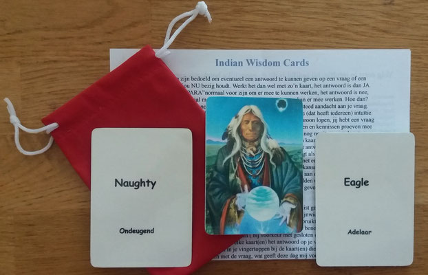 Hand gemaakte Schitterend Idian Wisdom Cards 42 stuks met uitleg slechts € 19,99