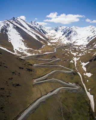 Bergpass in Kirgistan