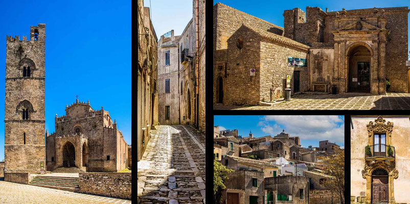 Mittelalterliche Stadt Erice  - Reisebildband Sizilien