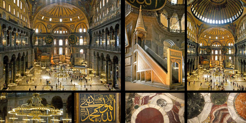 Istanbul, Tuerkei, Reisefuehrer, travel guide, Reisebildband, Foto, Raimund Franken, Hagia Sophia