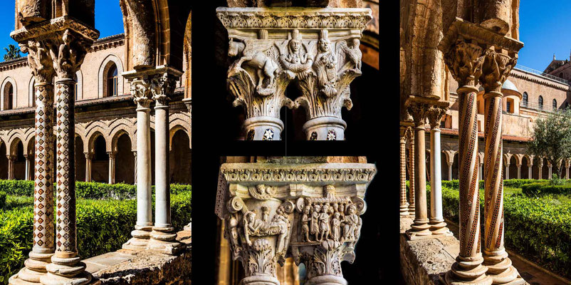 Klostergang von Monreale  - Reisebildband Sizilien