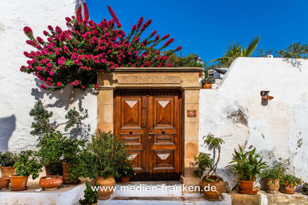 Tor im Dorf Lachania, Reisebildband Rhodos