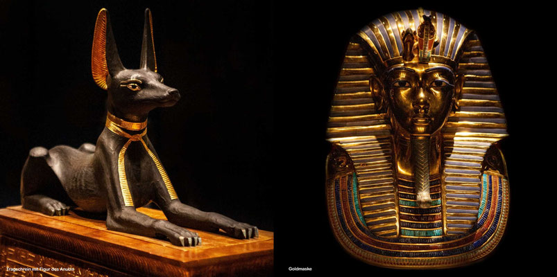 Bildband LUXOR-THEBEN, Ägypten, Grabschätze von Tutanchamun, Totenmaske