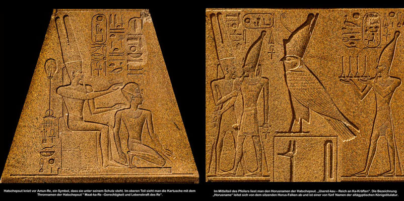 Bildband LUXOR-THEBEN, Ägypten, Karnak-Tempel, Details des Obelisken Hatscheputs