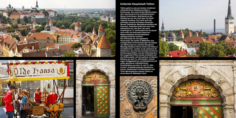 Bildband Baltikum, Estland, Lettland, Litauen, Reisefuehrer, Guide, Raimund Franken, mittelalterliche Perle Tallinn - Haupstadt Estlands