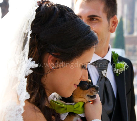 MATRIMONIO WEDDING DOG SITTER ROMA VILLA BELLINI