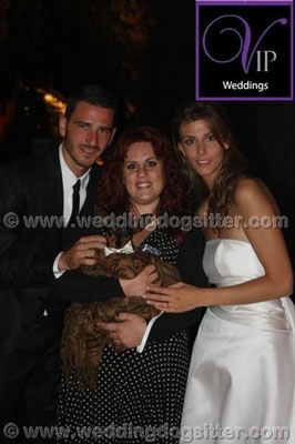 MATRIMONIO LEONARDO BONUCCI WEDDING DOG SITTER