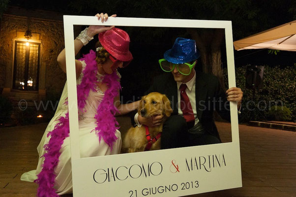 PHOTOBOOTH SPOSI CON IL CANE