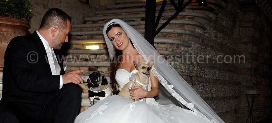 MATRIMONIO WEDDING DOG SITTER PESCARA CASTELLO DI SEPTE