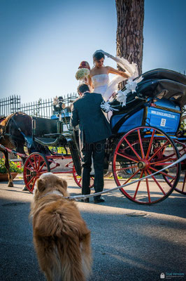 SPOSA CON CARROZZA A NOLEGGIO ROMA