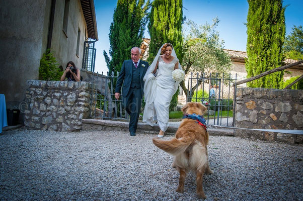 SPOSA CON IL CANE A ROMA