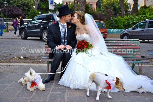MATRIMONIO WEDDING DOG SITTER TIVOLI