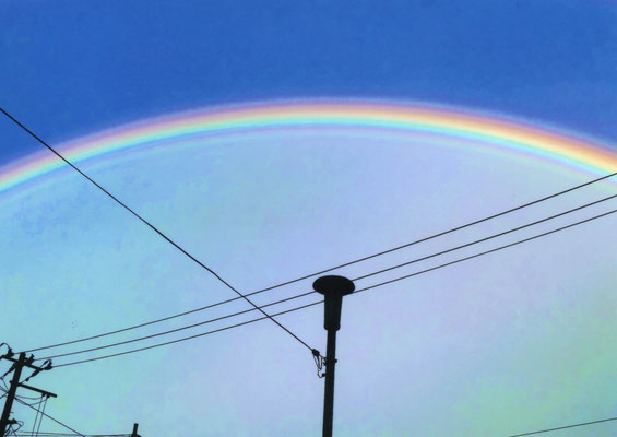 榊大吉　　朝の虹