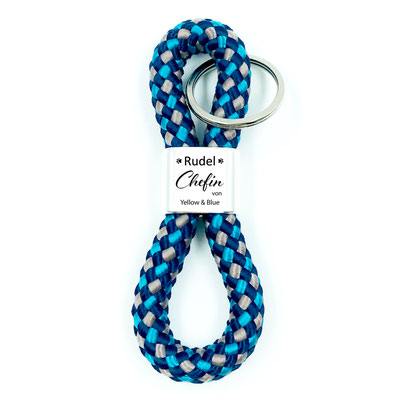 personalisierter Schlüsselanhänger für Hunde-Mama Rudel-Chefin Katzen-Mama