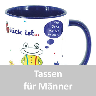 Tassen für Männer mit Spruch, Handmade Unikate personalisiert von UKo-Art