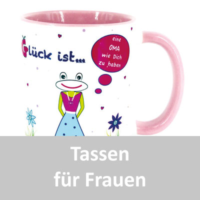 Tassen für Frauen mit Spruch, Handmade Unikate personalisiert von UKo-Art
