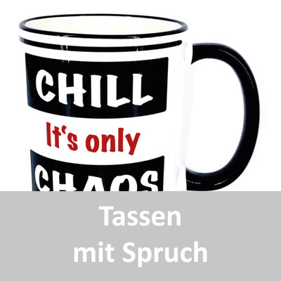 Tassen mit Spruch, Handmade Unikate von UKo-Art