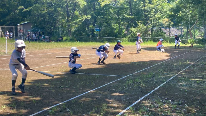 いつもの練習メニューと違う。。